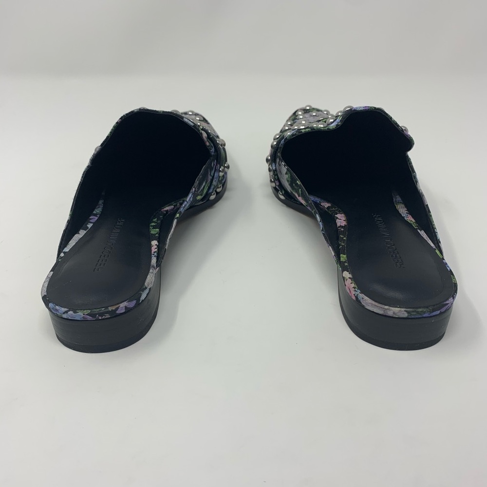 Rebecca Minkoff Milena Floral Studs Slide On Mules Shoes Women Size 7 Preppy - Picture 9 of 14